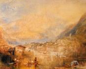 Dartmouth Castle, on the River Dart - 约瑟夫·玛罗德·威廉·透纳